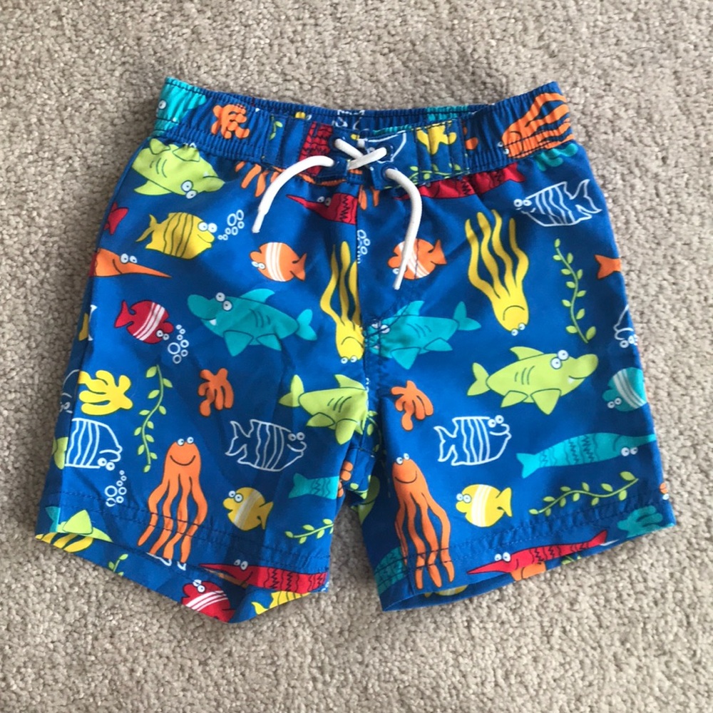 Little Me Swim Trunks (size 6-9m)